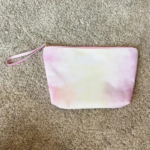 Poolside Womens Tie Dye Water Resistant Travel Organizer Pink Pouch One Size - Picture 5 of 11